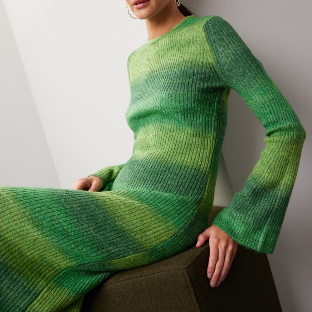 Simon miller axon green sweater dress - Picture 4 of 6